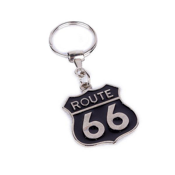 Chaveiro Metal Motorcycle Rota 66