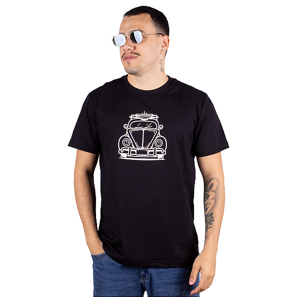 Camiseta Fusca Surf - Preta.