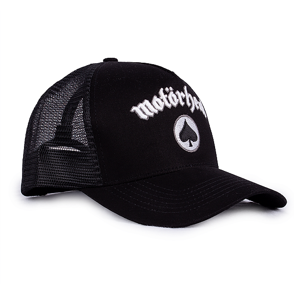 Boné Trucker Bordado Motörhead Ace Of Spades - Oficial
