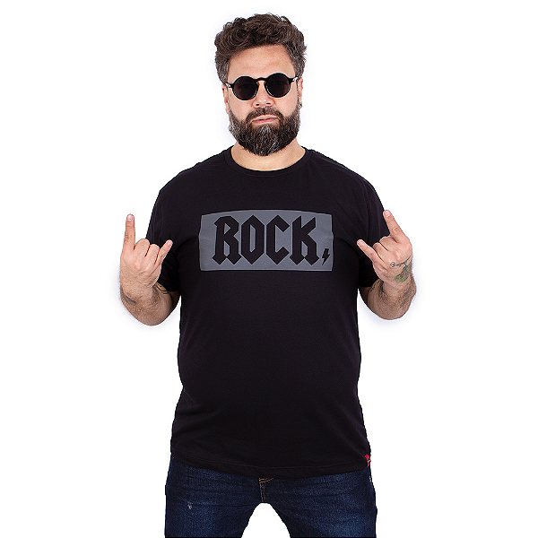 Camiseta Plus Size Rock.