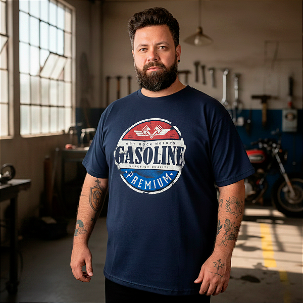 Camiseta Plus Size Gasoline.