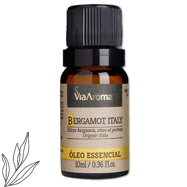 Óleo essencial de Bergamota Via Aroma - Citrus bergamia - 10ml
