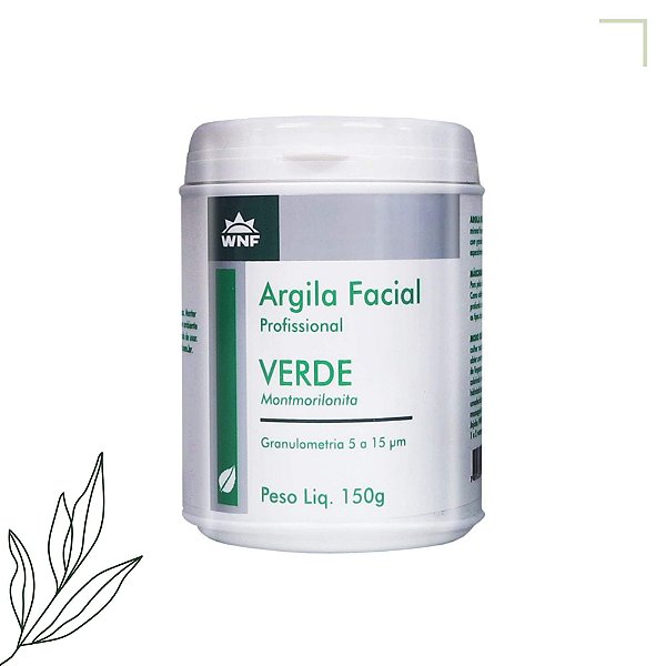 Argila facial Verde natural WNF 150 g
