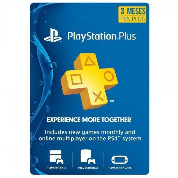 Playstation Plus 3 Meses - Código 12 Dígitos - HBGAMES