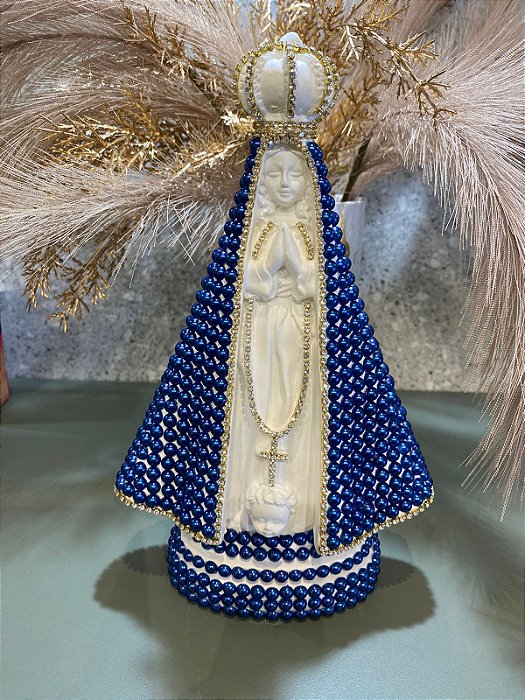 Nossa Senhora Aparecida Azul 23cm
