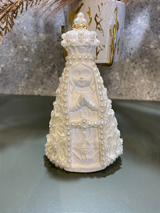 Nossa Senhora Aparecida Baby Renda Off 15cm