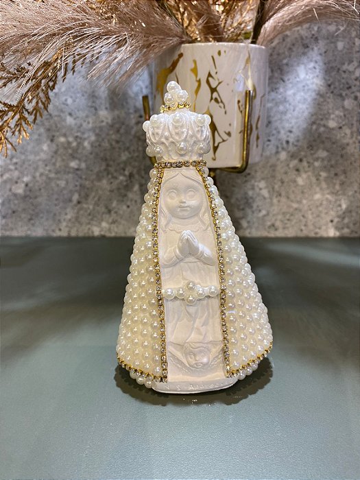 Nossa Senhora Aparecida Baby Perola 15cm