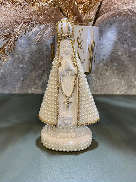 Nossa Senhora Aparecida Perola 23cm