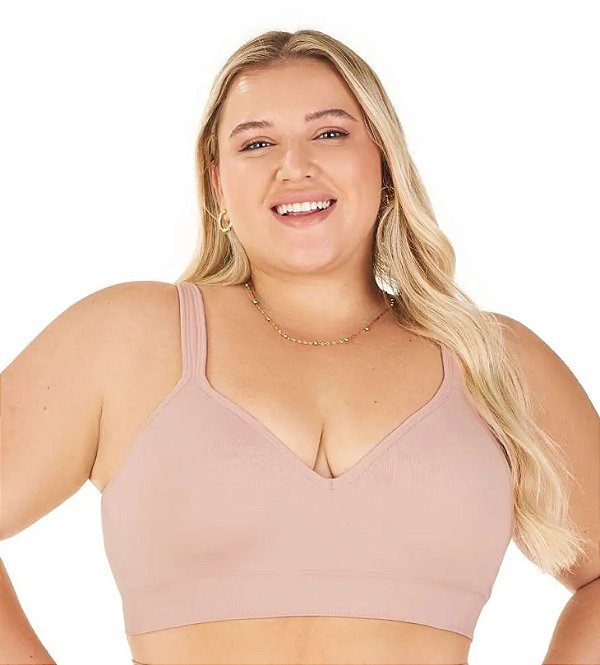 Sutiã Blush Comfort Plus Duplo Com Bojo Sem Costura Zee Rucci - ZR0303010C571