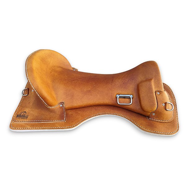 Sela Aba Larga Vazada Assento Redondo Boqueirão - Caramelo Oleado