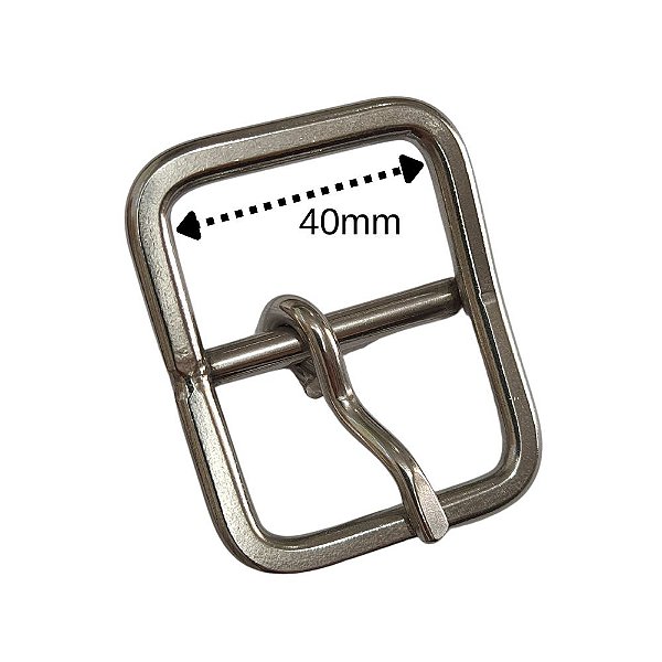 Fivela De Aço Inox Vitória Tamanho 40mm