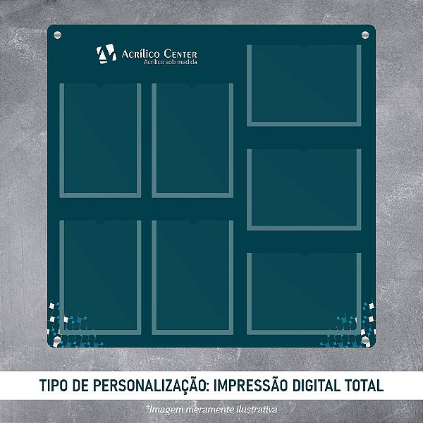 Painel para 7 Documentos A4