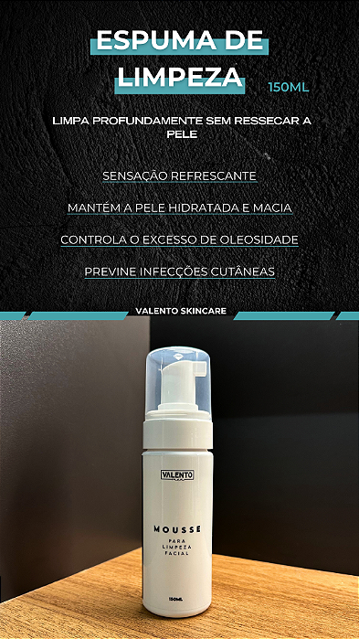 Mousse de Limpeza Facial