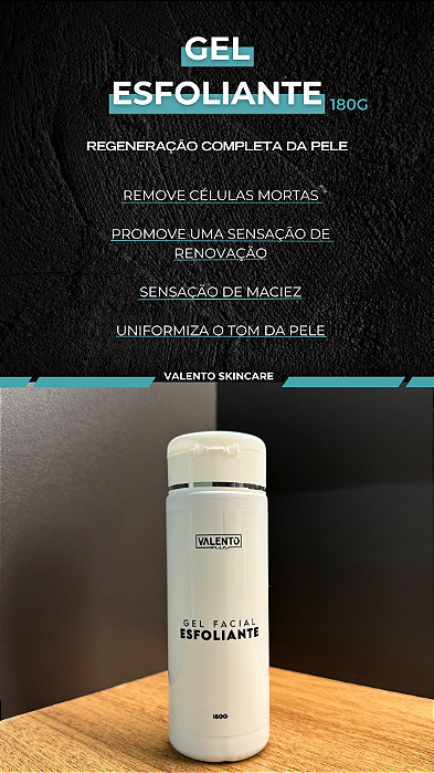 Gel facial esfoliante