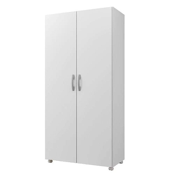 Armário Multiuso Prisma 2 Portas e 1 Gaveta Branco Benetil