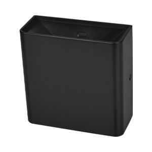 Arandela Elegance Quattro preta 3000k 6W