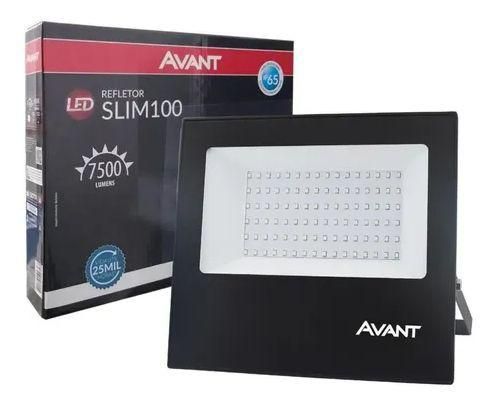Refletor LED Slim 100W 6500K AVANT