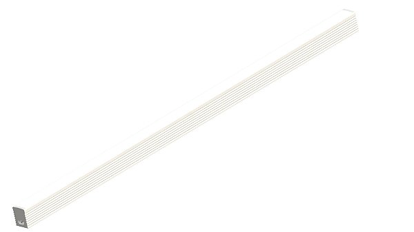 Perfil de LED sobrepor branco 1M 10W 3000k 12V Save Energy
