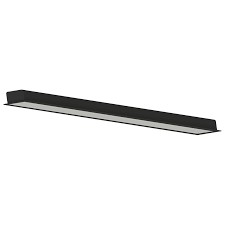 Perfil de LED embutir preto 1M 10W 3000k 12V Save Energy