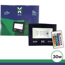 Refletor LED Slim 30w RGB IP65 MX LED