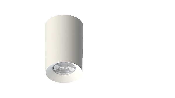 Spot Sobrepor Redondo Branco Face Recuada Save Energy