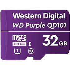 Cartão de Memoria MICRO SD 32GB 16TBW Western Digital