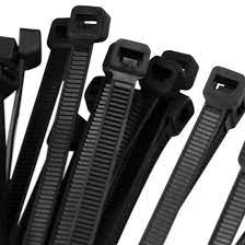 Abraçadeira de Nylon Preto 4,8x250mm 6.6 - Serrana