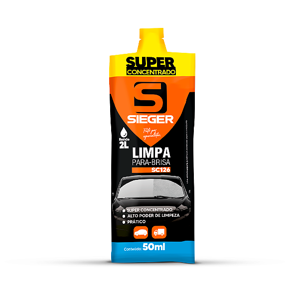 Limpa Para Brisa em Sache SC126 50ML Sieger
