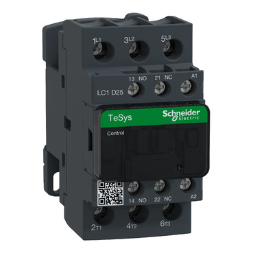 Contatora Tripolar 25A 1NA + 1NF 380V LC1D25B7 Schneider Eletric