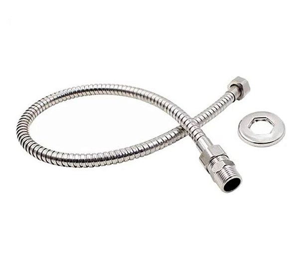 Engate Flexivel de Inox 40cm Dtools