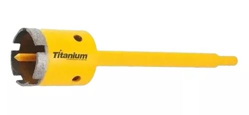Serra Copo Diamantada 50mm Com Haste Titanium