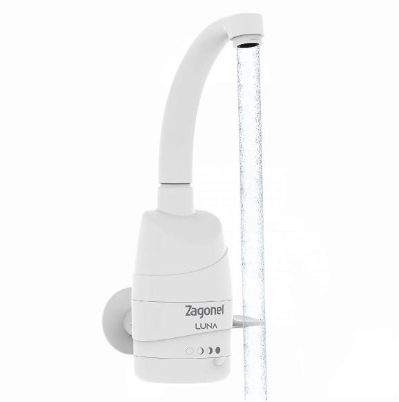 Torneira Eletrica Luna 4 temperaturas Branca 220V 5500W Zagonel