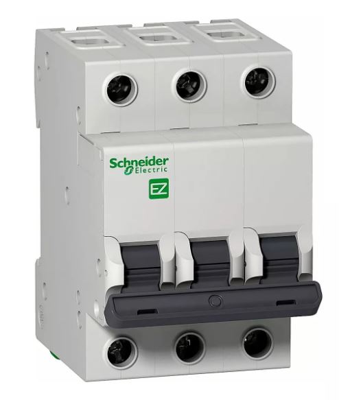 Disjuntor Trifasico 25A CURVA C 3KA EZ9F33325 SCHNEIDER ELETRIC