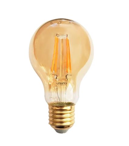 Lâmpada LED Filamento Vintage Bulbo A60 4W E27 Ambar Tramontina