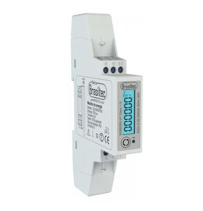 Medidor De Energia Kwh Monofásico Bivolt 50A Brasiltec