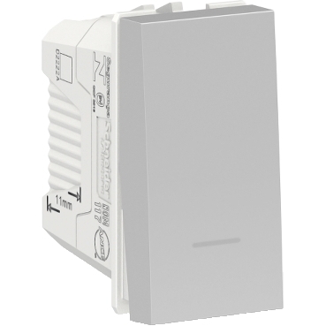 Modulo Interruptor Simples 10A 250V Orion Cor Alumínio Schneider Electric