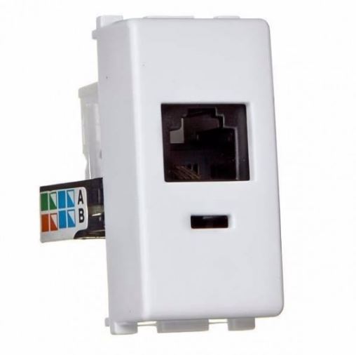Módulo para Tomada de Telefone RJ 11 Cat 3 Tramontina Branco