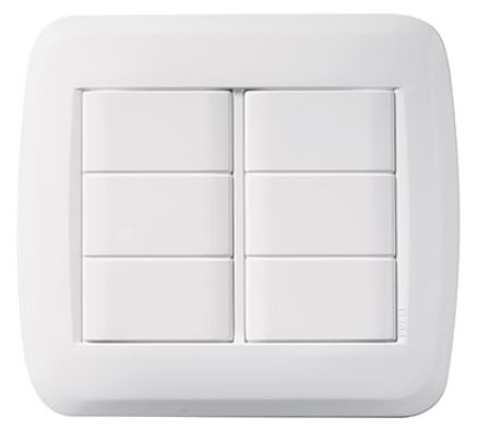 Placa Cega Com Bastidor 4x4 Pezzi 50.000 Clássica Branco