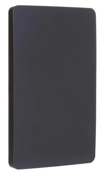 Placa Cega 4x2 Stellar Black Orion Schneider Eletric