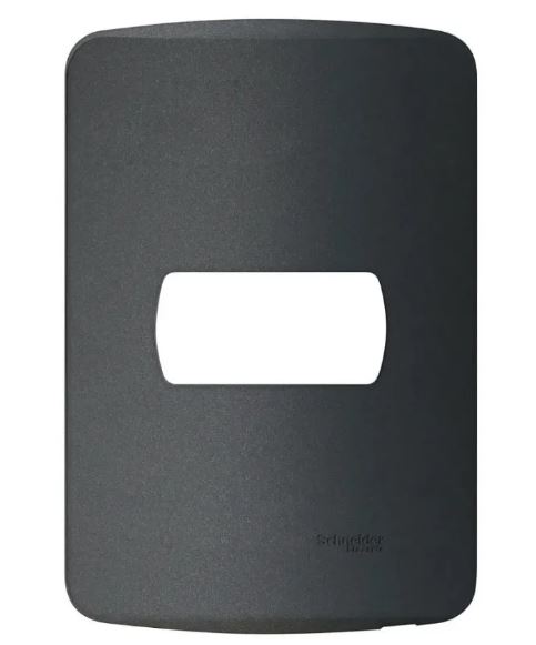 Placa E Suporte 4x2 Para 1 Módulo Grafite Miluz Schneider Eletric