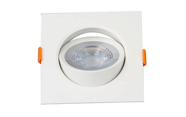 Spot de LED Quadrado 3000k 3W Bivolt Cristallux