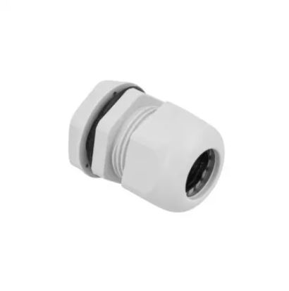 Conector Prensa Cabo Rosca BSP 1/2" Cinza