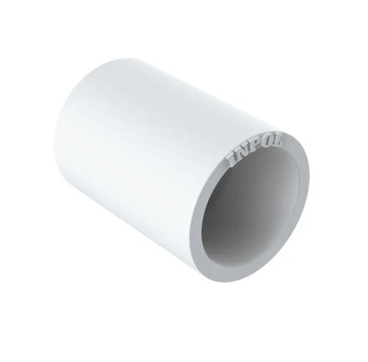 Luva Para Eletroduto PVC 1/2 Polegada Rígido Branco