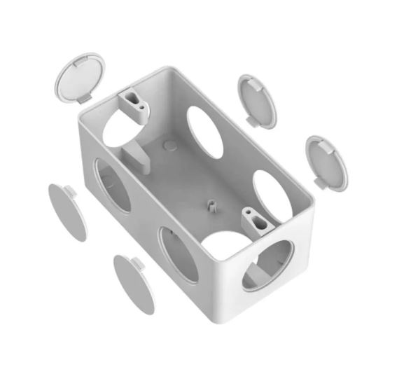 Caixa Condulete PVC 1” Para 7 Entradas Branco Inpol