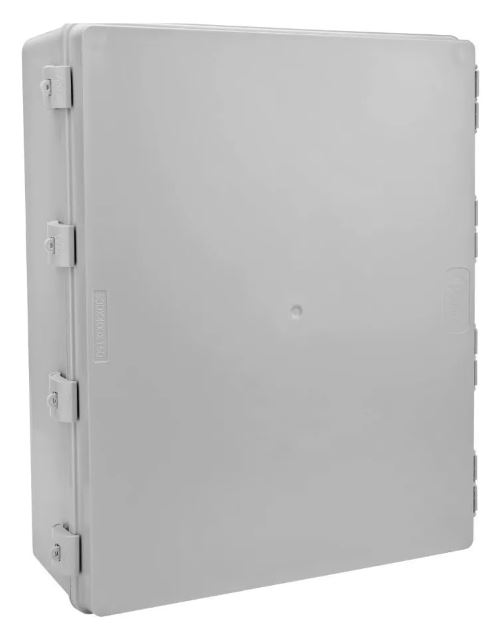 Caixa de Sobrepor PVC 500x400x200mm Com Dobradiça e Fecho