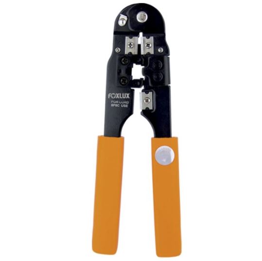 Alicate Crimpador Para Cabo de Rede RJ45 Foxlux