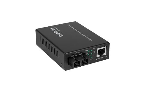 Conversor de mídia Gigabit Ethernet monomodo 20 km KGS1120 Intelbras