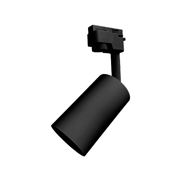 Spot Para Trilho Energizado Preto Para Lampada PAR20 Cristallux