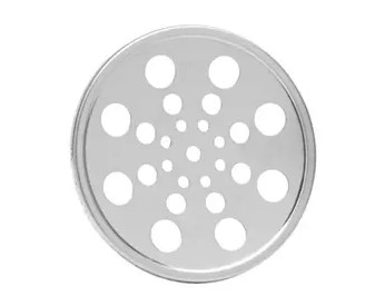 Grelha de Ralo Redonda em Aço Inox 10x10cm Overtime