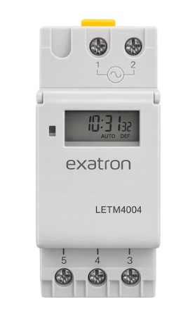 Temporizador Digital para Trilho DIN 3500W 220V LETM4004